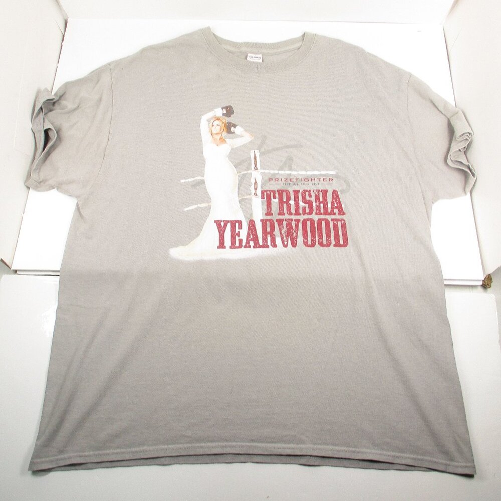 Trisha Yearwood Garth Brooks Hit after Hit World Tour 2014-2016 Gray T-Shirt XL